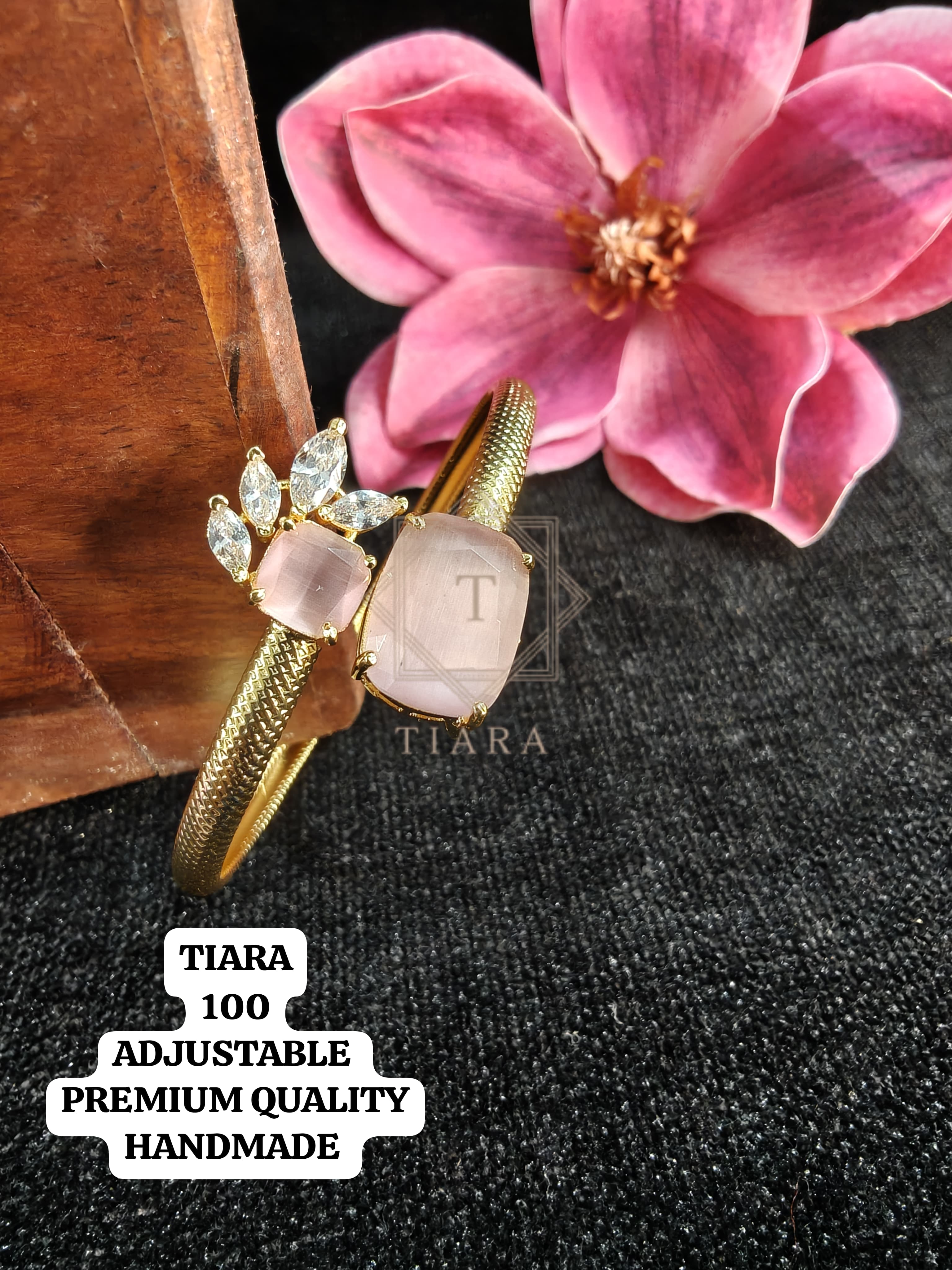 Adjustable anti tarnish Bangle